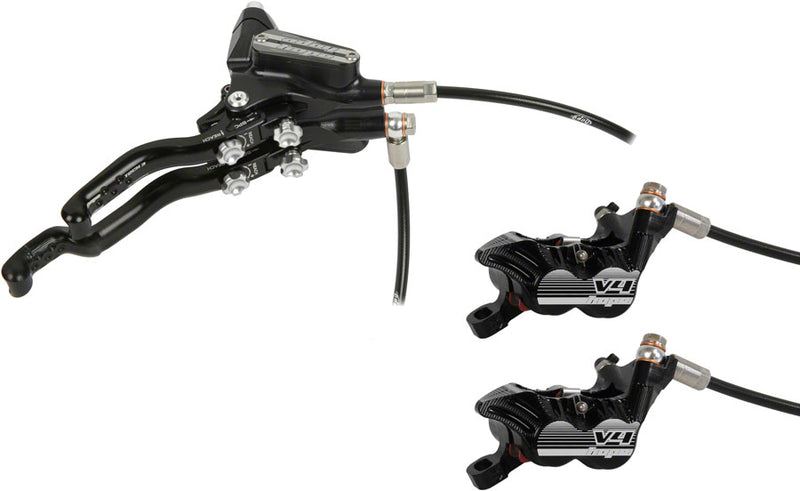 Load image into Gallery viewer, Hope-Tech-3-Duo-V4-Disc-Brake-and-Lever-Set-Disc-Brake-&amp;-Lever-Universal-DBKL0563-MTB-Flat-Bar-Disc-Brakes
