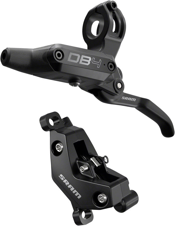 Load image into Gallery viewer, SRAM DB4 Hydraulic Disc Brake &amp; Lever Set - 4-Piston Post Mount, Aluminum, Black
