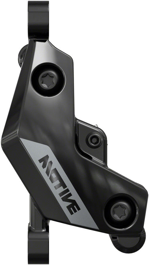 SRAM Motive Silver Disc Brake and Lever - Front, 950mm Hose, Post Mount, 4-Piston, Aluminum Lever, Black, A1