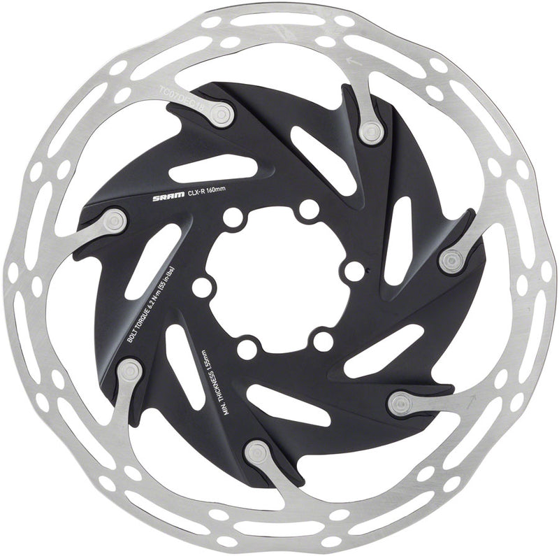 Load image into Gallery viewer, SRAM CenterLine XR 140mm Steel Disc Brake Rotors - 2-Pack, 6-Bolt, Quiet, Lightweight, Road-Optimized
