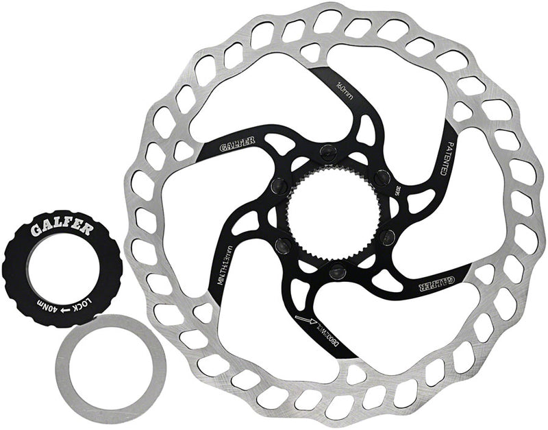 Load image into Gallery viewer, Galfer MTB Disc Brake Rotor 160mm Centerlock 1.8mm | High Carbon Stainless Steel, Wave Design
