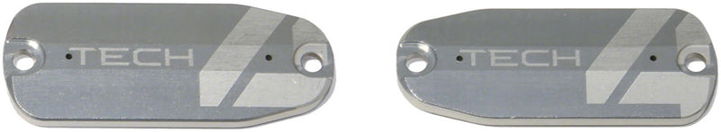 Load image into Gallery viewer, Hope Tech 4 Brake Lever Reservoir Lid - Silver, Pair
