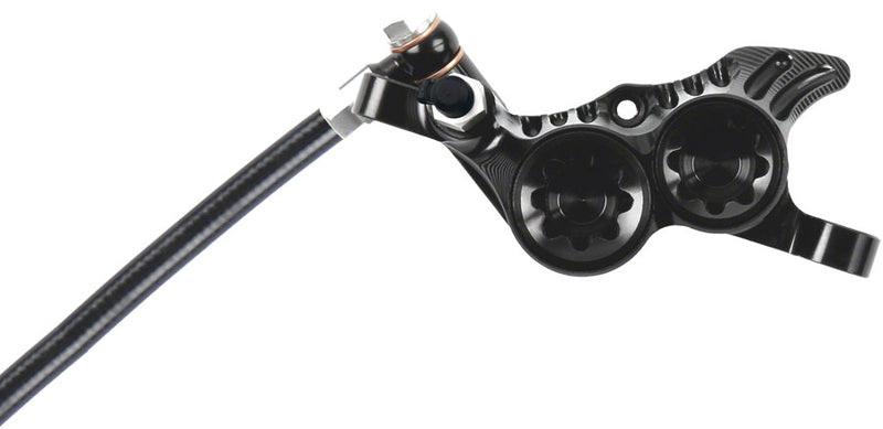 Load image into Gallery viewer, Hope Tech 4 V4 Disc Brake and Lever Set - Front, Hydraulic, Post Mount, Black
