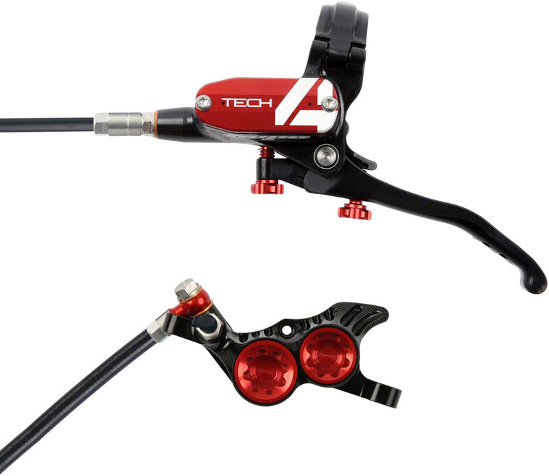 Load image into Gallery viewer, Hope-Tech-4-V4-Disc-Brake-&amp;-Lever-Set-Disc-Brake-&amp;-Lever-Universal-DBKL0333-MTB-Flat-Bar-Disc-Brakes
