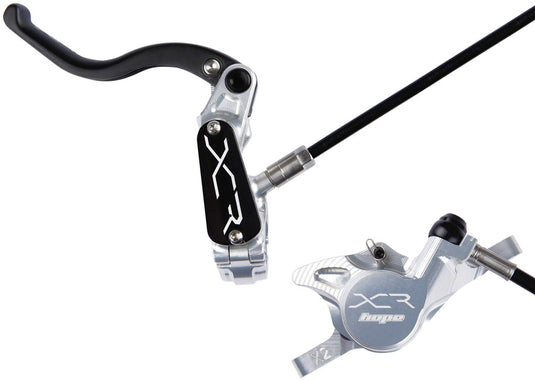 Hope XCR Pro X2 Hydraulic Disc Brake Front & Rear Set Lightweight, Carbon Lever, Post Mount