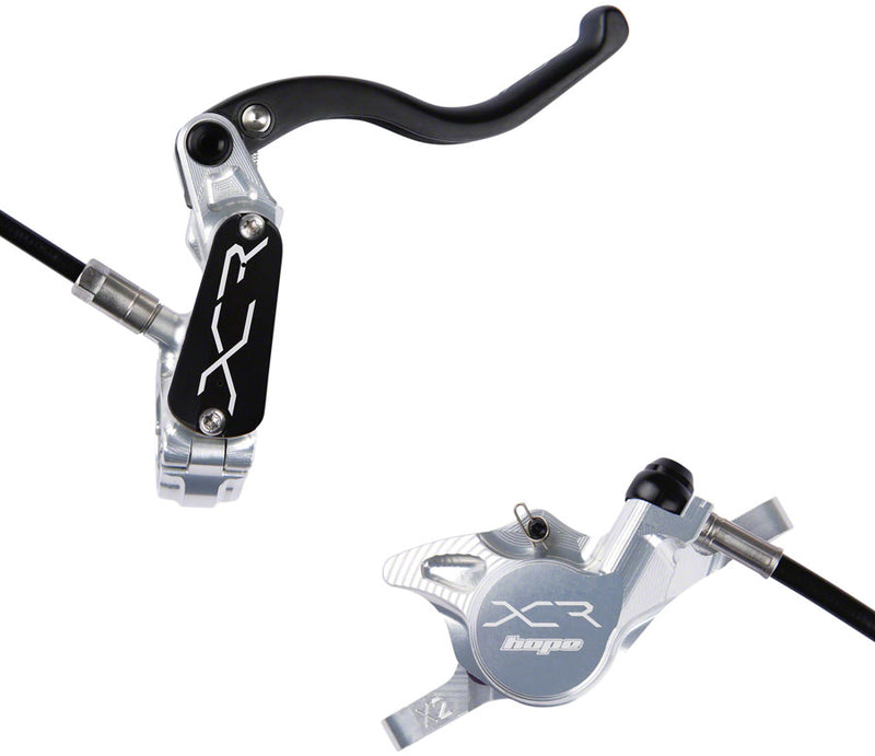 Load image into Gallery viewer, Hope XCR Pro X2 Hydraulic Disc Brake Front &amp; Rear Set Lightweight, Carbon Lever, Post Mount
