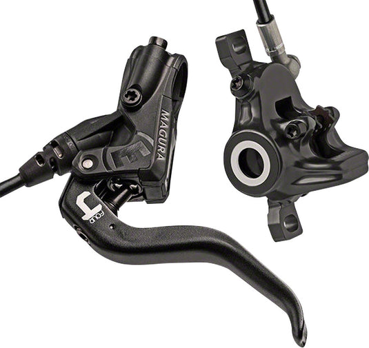 Magura MT4 Hydraulic Disc Brake and Lever Bundle Black, Post Mount, 2-Piston, Carbon Weave