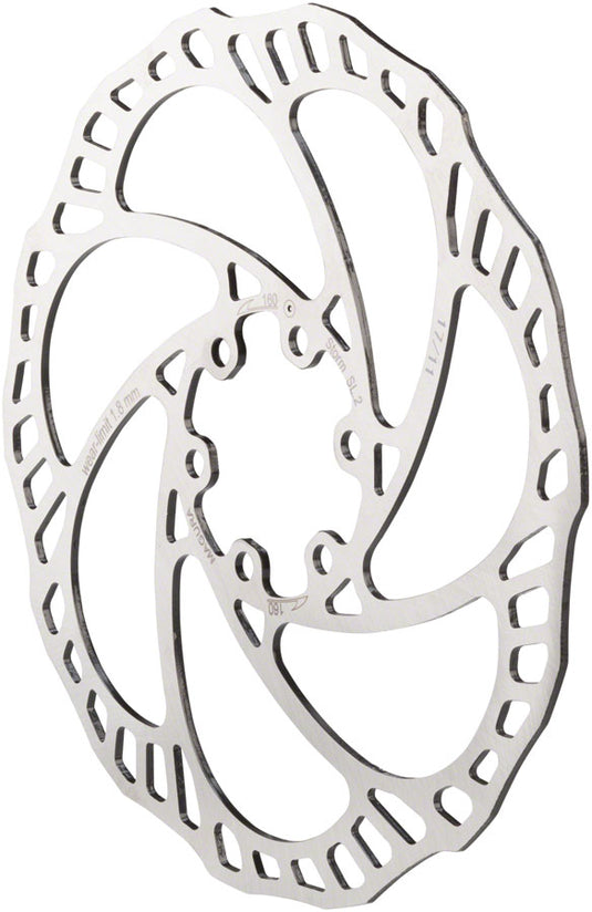 Pack of 2 Magura Storm SL.2 Disc Brake Rotor - 160mm, 6-Bolt, Silver