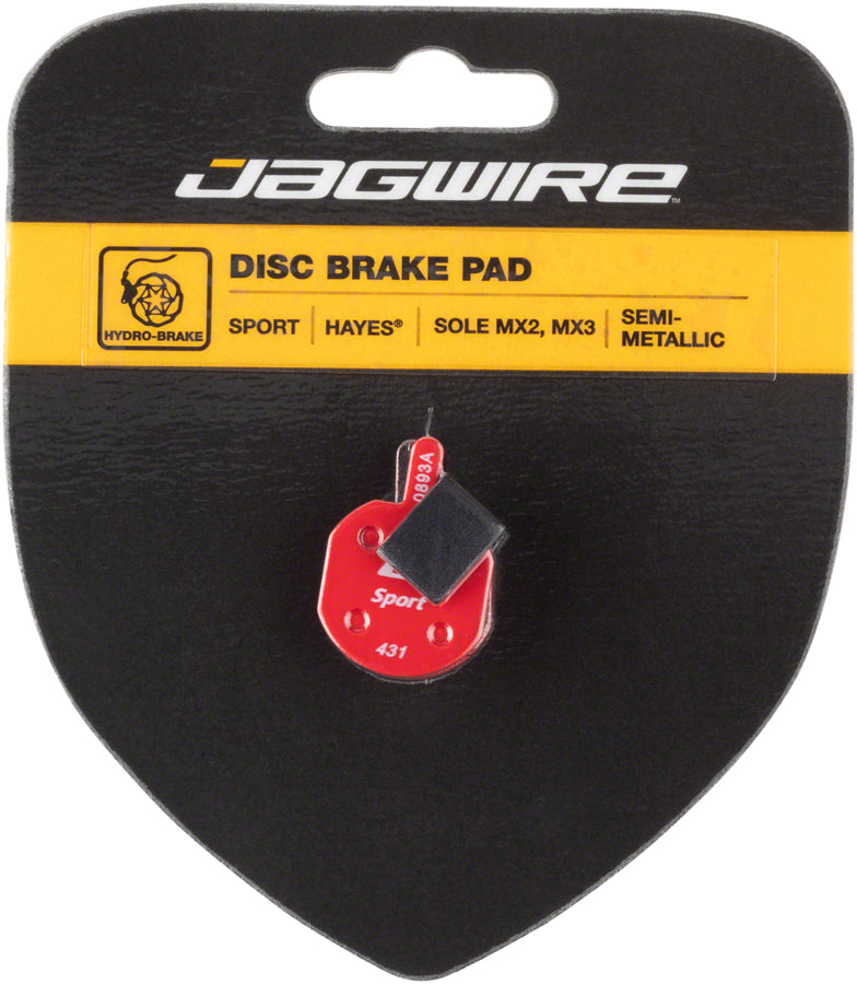 Load image into Gallery viewer, 2 Pack Jagwire Mountain Sport Semi-Metallic Disc Brake Pads | Hayes CX, MX, Sole
