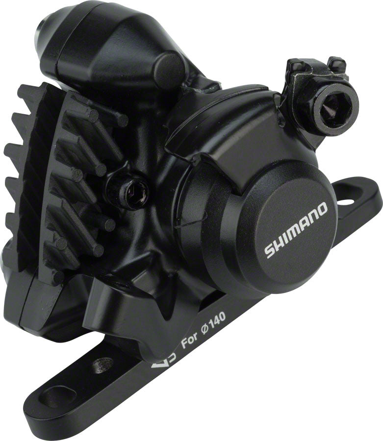 Load image into Gallery viewer, Shimano BR-RS305 Flat-Mount Disc Brake Calipers with Resin Pads Front &amp; Rear, Drop/Flat-Bar Compatible, Black
