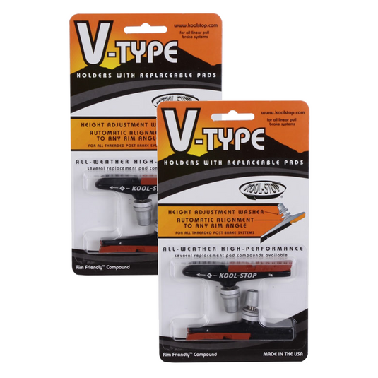 Kool-Stop-Brake-Shoe-Threaded-Post-Mountain-Bike-Road-Bike-BRPD0374PO2-Bicycle-Brake-Pads