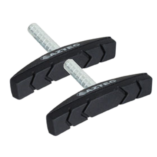 Aztec-Brake-Shoe-Threaded-Post-Road-Bike-BRPD0386PO2-Bicycle-Brake-Pads