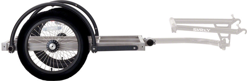 Load image into Gallery viewer, Surly Ted Trailer: Short Bed, 16" Wheels, Gray
