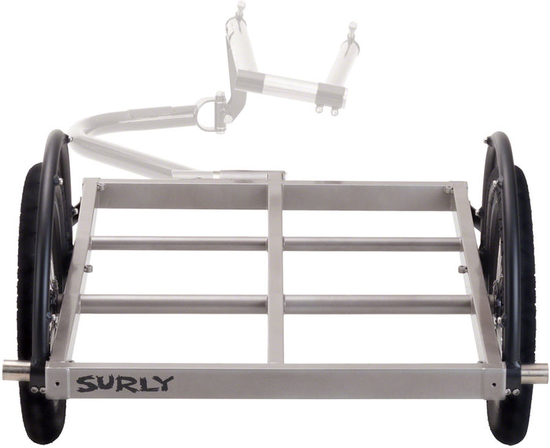 Load image into Gallery viewer, Surly Ted Trailer: Short Bed, 16" Wheels, Gray
