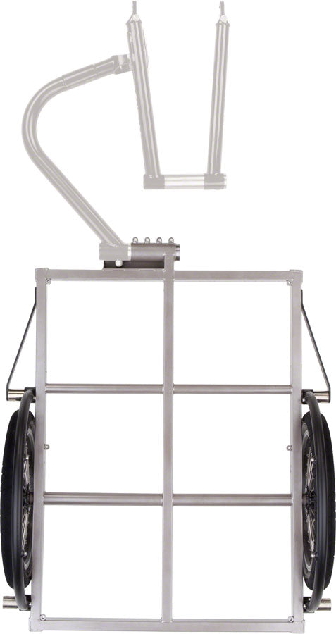 Load image into Gallery viewer, Surly Ted Trailer: Short Bed, 16" Wheels, Gray
