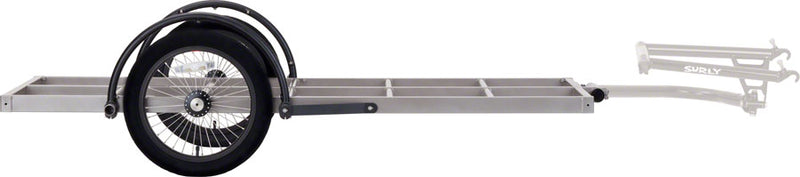 Load image into Gallery viewer, Surly Bill Trailer: Long Bed, 16" Wheels, Gray
