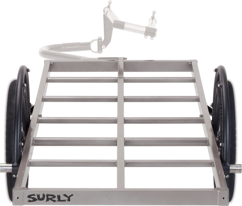 Load image into Gallery viewer, Surly Bill Trailer: Long Bed, 16" Wheels, Gray
