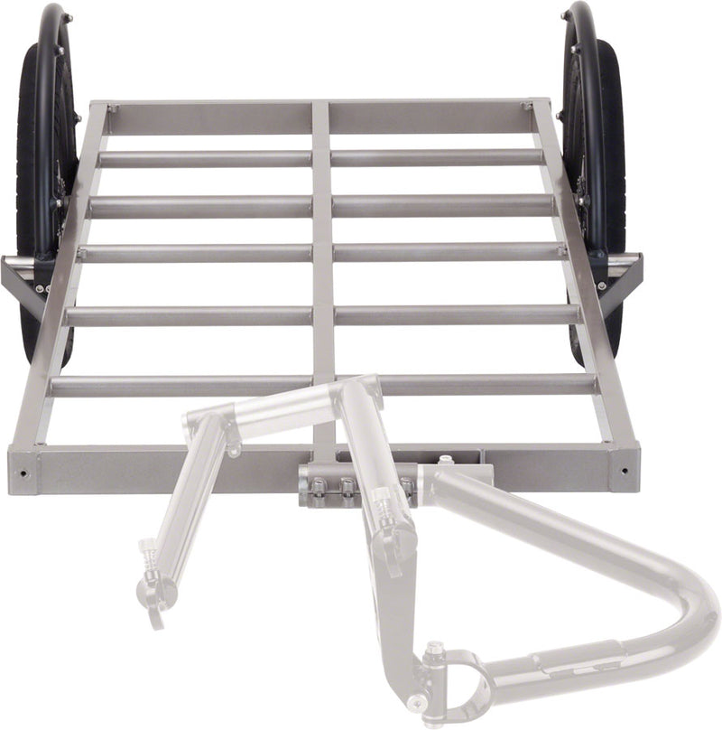 Load image into Gallery viewer, Surly Bill Trailer: Long Bed, 16" Wheels, Gray
