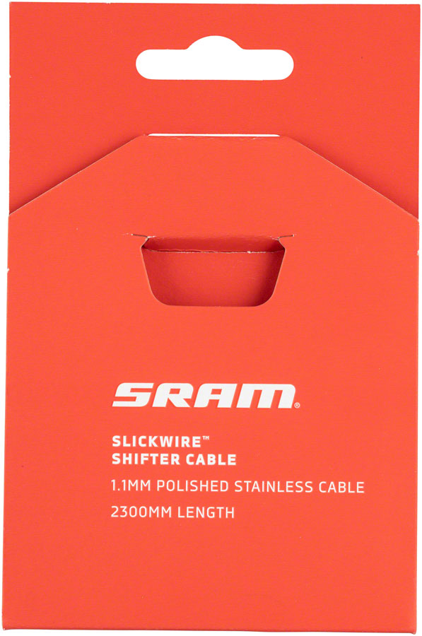 Load image into Gallery viewer, SRAM Slick Wire Shifter Cable, 1.1mm, 2300mm, Stainless Steel, Shimano/SRAM
