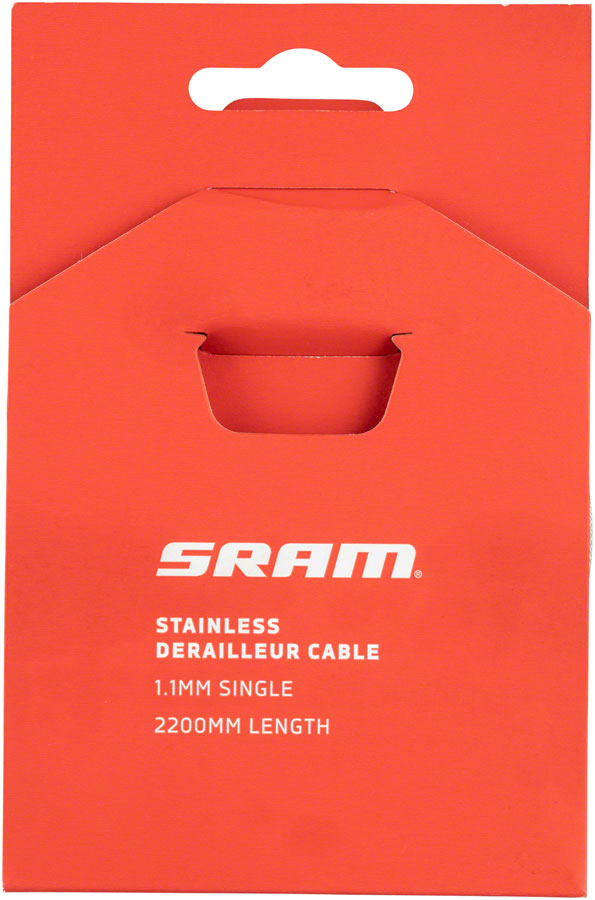 Load image into Gallery viewer, SRAM Stainless Shift Cable Shifter Cable, 1.1mm, 2200mm, Shimano/SRAM, Unit
