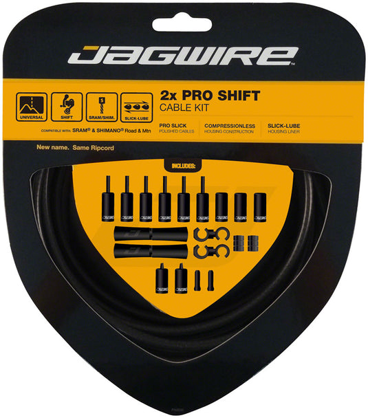 Jagwire-Pro-Shift-Kit-Shift-Cable-and-Housing-Sets-Bicycle-Shift-Cable-and-Housing-Sets