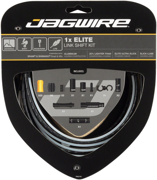 Jagwire-1x-Elite-Link-Shift-Cable-Kit-Shift-Cable-and-Housing-Sets-Bicycle-Shift-Cable-and-Housing-Sets