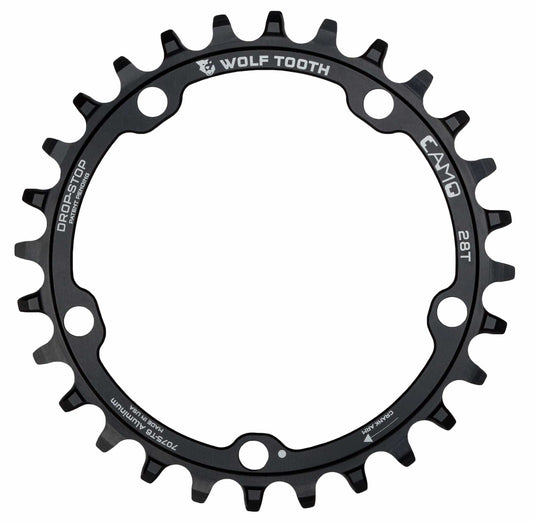 Wolf Tooth CAMO Aluminum 38T Round Drop-Stop Chainring for 1x Drivetrains