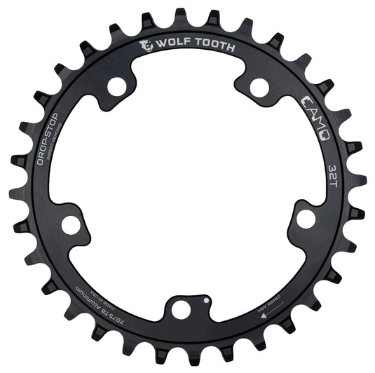 Wolf Tooth CAMO Aluminum 38T Round Drop-Stop Chainring for 1x Drivetrains