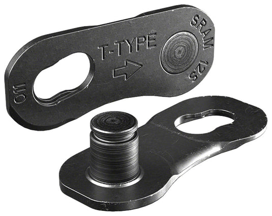 SRAM Eagle T-Type PowerLock Flattop Connectors - 12-Speed Black Quick Link Master Link (4 Pack)