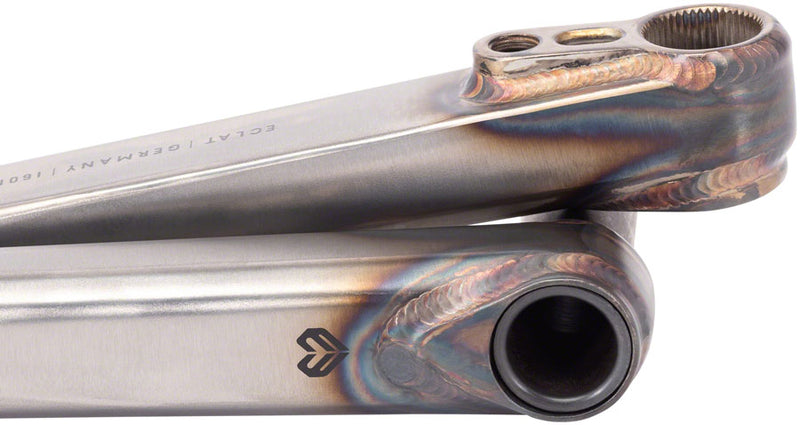 Load image into Gallery viewer, Eclat Spire Crankset Spindle: 22mm, 22mm, 170mm, Clear, BMX, Set
