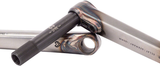 Eclat Spire Crankset Spindle: 22mm, 22mm, 160mm, Clear, BMX, Set