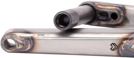 Eclat Spire Crankset Spindle: 22mm, 22mm, 170mm, Clear, BMX, Set