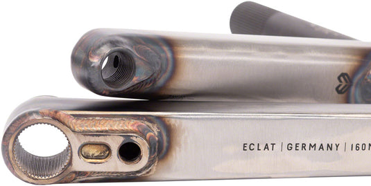 Eclat Spire Crankset Spindle: 22mm, 22mm, 160mm, Clear, BMX, Set