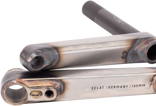 Eclat Spire Crankset Spindle: 22mm, 22mm, 170mm, Clear, BMX, Set
