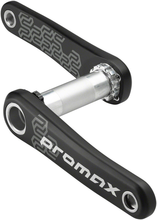 Promax CK-1 Carbon Crankset - 165mm, 2-PC, Direct Mount SRAM 3-Bolt, 30mm Spindle, Black