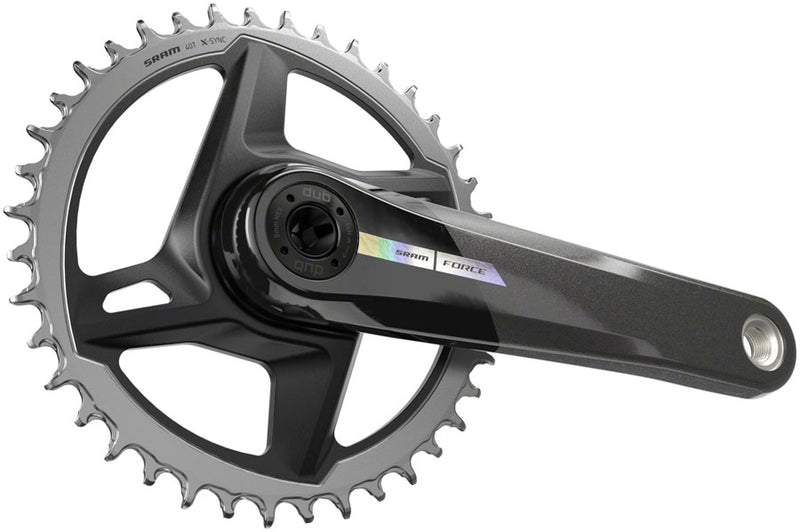 Load image into Gallery viewer, SRAM Force D2 1x Crankset Speed: 12, Spindle: 28.99mm, BCD: Direct Mount, 40, DUB, 175mm, Black, Road Disc

