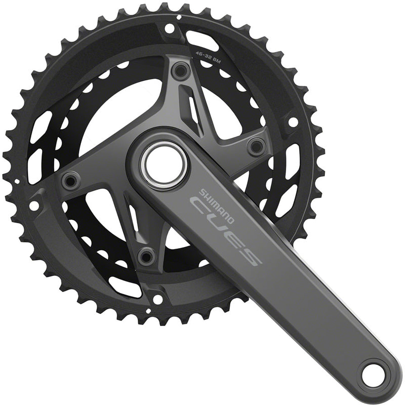 Load image into Gallery viewer, Shimano-CUES-FC-U6010-2-Crankset-175-mm-Double-11-Speed-CKST2612-Bicycle-Crankset
