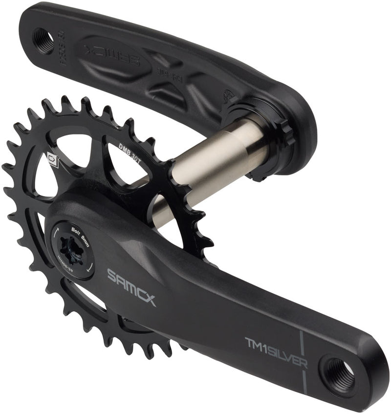 Load image into Gallery viewer, SAMOX-Silver-TM-1-Crankset-155-mm-Single-10-Speed-CKST3622-Bicycle-Crankset
