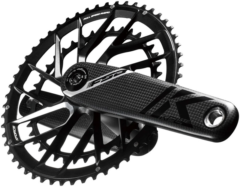Load image into Gallery viewer, Full Speed Ahead K-Force Team Edition Crankset, 2x 50/34T Chainrings, 170mm ArmLength, Direct Mount, 386EVO Spindle –
