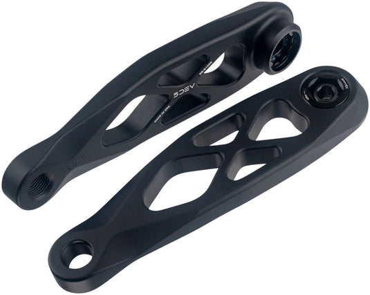 5DEV R-SPEC eBike Crankset - 155mm, 7075-T651 Aerospace Aluminum, For Bosch / TQ / 2025 Specialized Levo Gen 4, Black