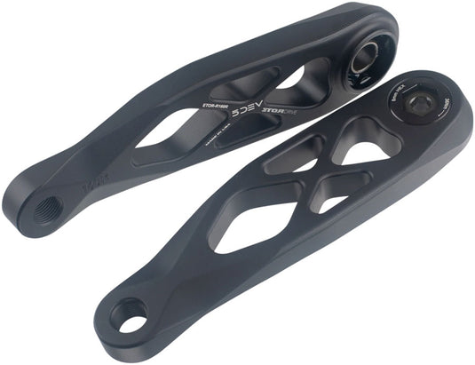 5DEV R-SPEC ETOR eBike Crankset - 165mm, 7075-T651 Aerospace Aluminum, For Fazua R60 Motor, Black