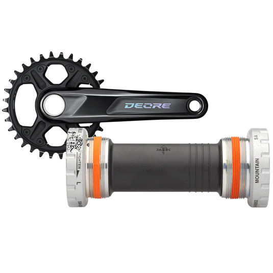 Shimano Deore 12-Speed Crankset & Hollowtech II Bottom Bracket Kit Mountain Bike Performance & Durability