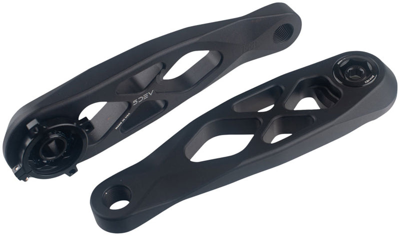 Load image into Gallery viewer, 5DEV R-SPEC Trail Enduro Crankset - 165mm, 7050 Billet Aluminum, 3-Bolt DM Chainring Interface, Black

