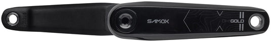 Samox Gold DH-1 Crankset - 155mm, 8-Bolt, Direct Mount, 28.99mm (DUB Type) Spindle, 56.5mm Chainline, Black