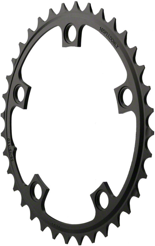 SRAM 10-Speed Aluminum Chainrings Bundle 50t Outer & 34t Inner Black BCD 110mm Durable Performance