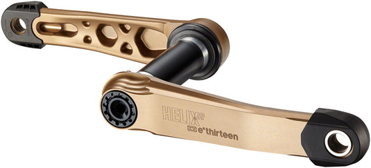 e*thirteen Helix Race Crankset - 175mm, 73mm, 30mm Spindle with e*thirteen P3 Connect Interface, Bronze