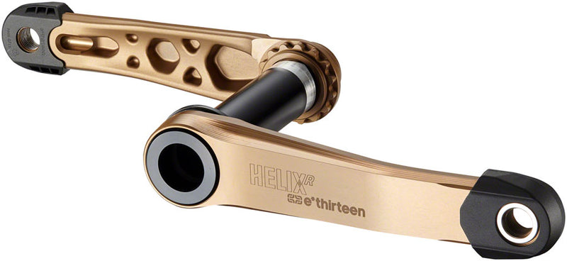 Load image into Gallery viewer, e*thirteen Helix Race Crankset - 175mm, 73mm, 30mm Spindle with e*thirteen P3 Connect Interface, Bronze
