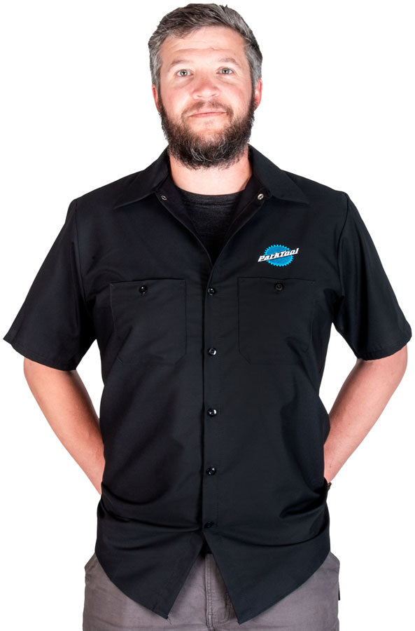 Load image into Gallery viewer, Park Tool MS-3 Mechanic Shirt Black XL Unisex
