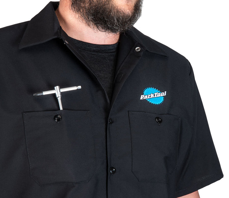 Load image into Gallery viewer, Park Tool MS-3 Mechanic Shirt Black XXL Unisex
