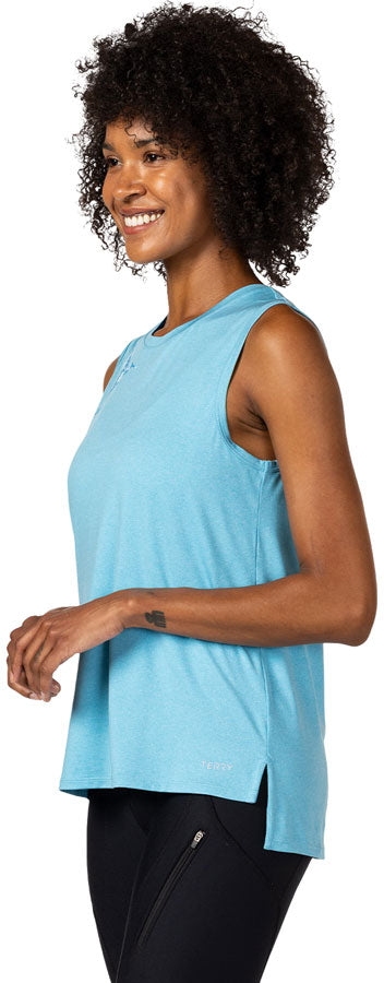 Load image into Gallery viewer, Terry Tech Tank - Horizon Blue Hummingbird, Medium
